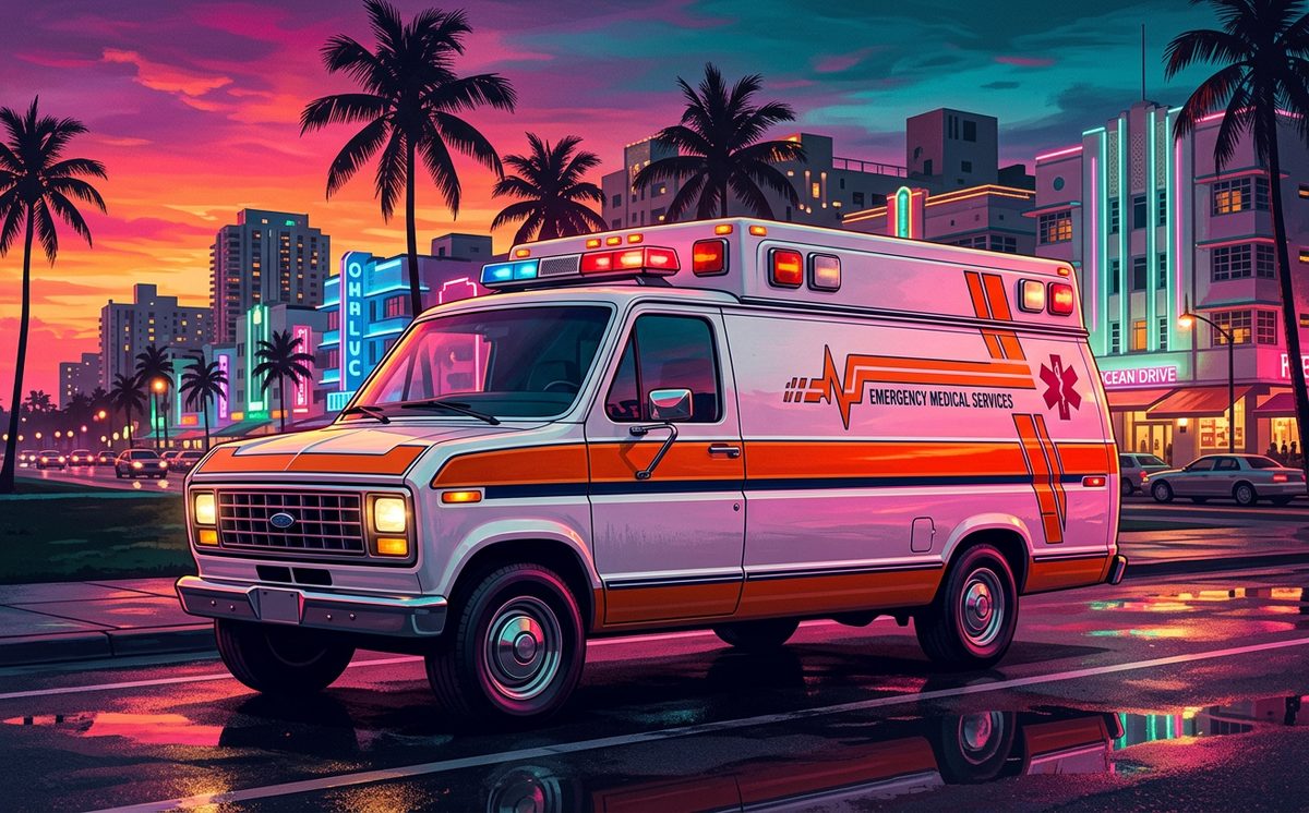 Ambulance — Vice City Cars concept artwork