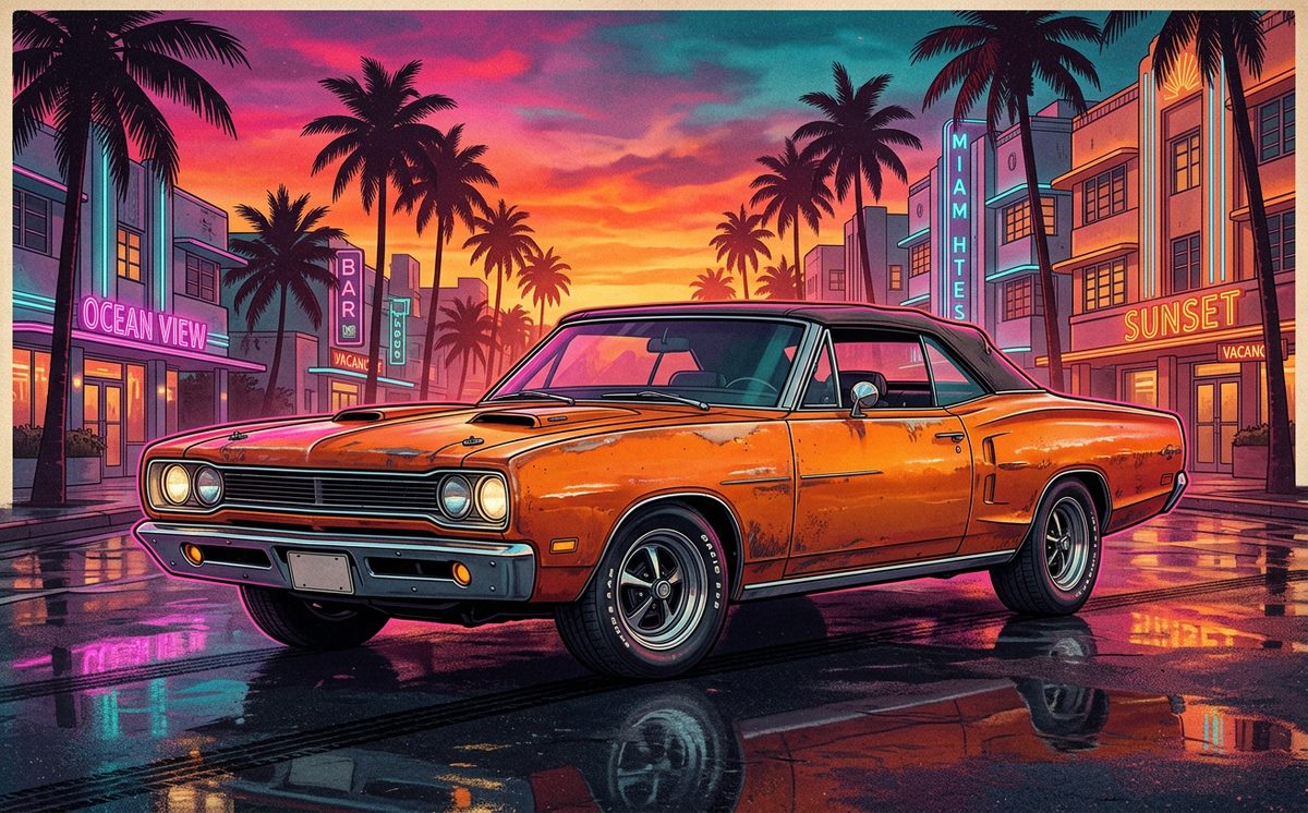 Stallion — Vice City Cars concept artwork