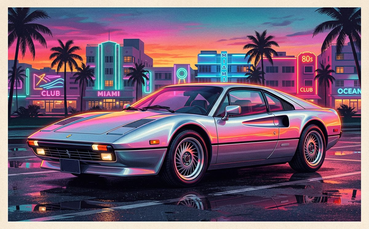 Comet — Vice City Cars concept artwork